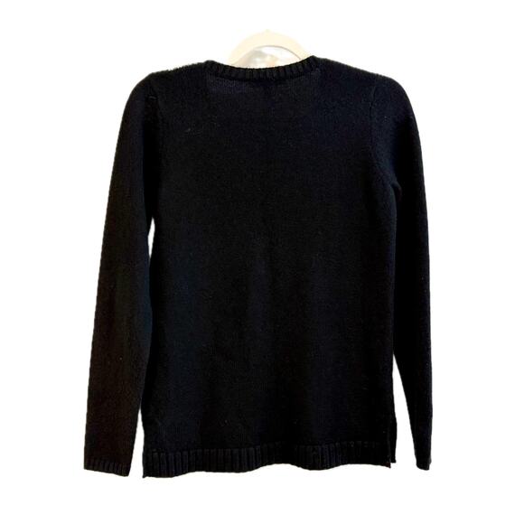 Neiman Marcus Cashmere Collection Black and White Sweater – Size Small 🖤🤍🖤 - Picture 5 of 8